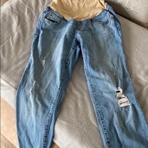 Maternity jeans and dress